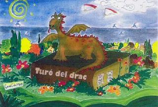 El drac de la nova escola, pintat pels nens!