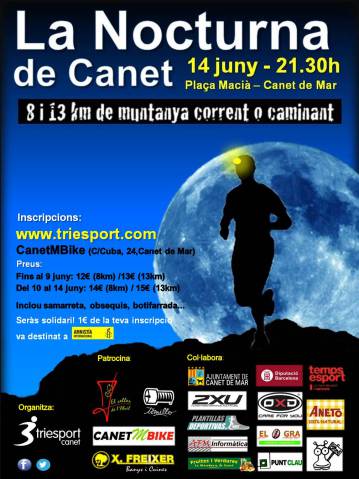 LA NOCTURNA DE CANET - 14 DE JUNY