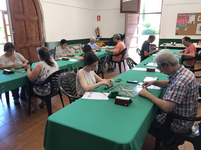 Primera ronda del concurs de Scrabble de Sant Joan