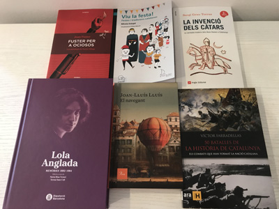 Cobertes dels llibres que presentarem la tardor del 2017