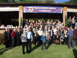 En primer pla el nostre president i la seva esposa a la festa de la PB d'Arbúcies